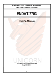 ENDAT-7703 User`s Manual