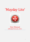 `Mayday Lite` User Manual