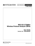 802.15.4/ZigBee Wireless Protocol Analyzer (WPA)