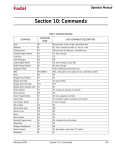 Section 10: Commands - Flint Machine Tools, Inc.