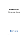 MoniMax 5600T Maintenance Manual