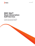 BMC MyIT Next-Generation Self-Service