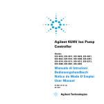 Agilent 4UHV Ion Pump Controller