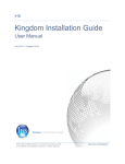 Kingdom Installation Guide - Kingdom Seismic and Geological