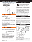 INSTALLATION INSTRUCTIONS