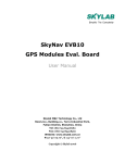 SkyNav EVB10 GPS Modules Eval. Board