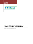 Unifier User Manual