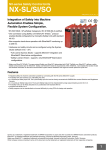 NX Safety CPU and Safety I/O Units Datasheet