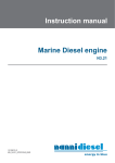 Instruction manual Marine Diesel engine N3.21