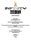 Infinity 600FL Instruction Manual