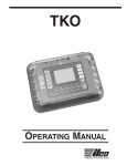 Tko Operating Manual