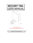 Securit 700L - Censor Alarms