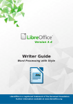 Libre Office Writer Guide Part 1