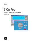 GE Druck SiCal Pro Software Manual