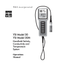 YSI Model 30 and 30M Operations Manual