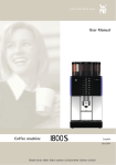 User Manual Coffee machine