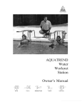 AQUATREND Water Workout Station Owner`s