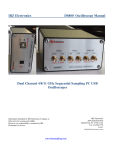 DDSG2A Arbitrary Function Generator User Manual