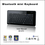 Bluetooth mini Keyboard