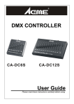 DMX CONTROLLER User Guide