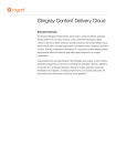 Stingray Content Delivery Cloud