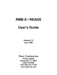 RMB-S / READS User`s Guide