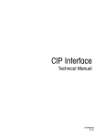 METTLER TOLEDO CIP Interface Technical Manual