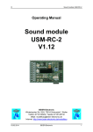 Soundmodul USM-RC - BEIER