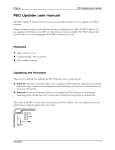 PEC Updater user manual
