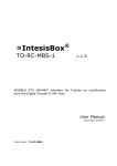 IntesisBox TO-RC-MBS-1 English User Manual