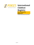 International Clubfoot Registry User Manual for - PIA