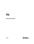 NI PXI-4224 User Manual