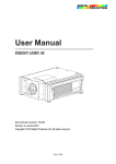 Digital Projection Insight Laser 4K User Guide