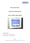 enlighten professional – touch screen manual