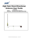 High Gain Omni-Directional Antenna User Guide For Models