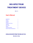 BIO-SPECTRUM TREATMENT DEVICE