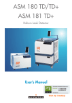 ASM 180 TD/TD+ ASM 181 TD+