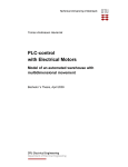 PLC-control with Electrical Motors