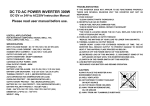 DC TO AC POWER INVERTER 300W