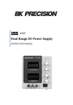 B&K Precision 1737 Dual Range DC Power Supply