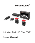 Hidden Full HD Car DVR User Manual
