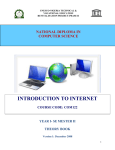 COM 122 INTRO TO INTERNET THEORY BOOK