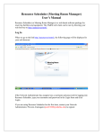 Resource Scheduler (Meeting Room Manager) User`s Manual