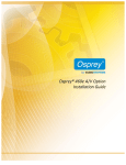 460e A/V Option User Guide - Osprey Video Capture Cards