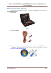 User`s manual. Digital input RS232. Connection and