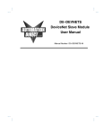 D0–DEVNETS DeviceNet Slave Module User Manual