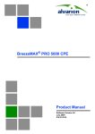 BreezeMAX ® PRO 5000 CPE Product Manual