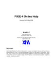 PIXIE-4 Online Help