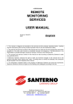 REMOTE MONITORING SERVICES USER MANUAL