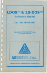 LDOS & LS-DOS Reference Manual M-40-060 (1992 - tim